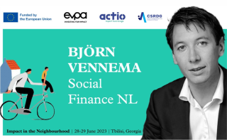 ბიორნ ვენემა - Social Finance NL, თანადამფუძნებელი და მმართველი დირექტორი